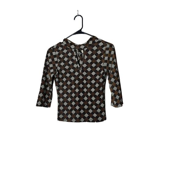 Vintage Y2K Topaz 3/4 Sleeve Top‎ - Picture 1 of 8